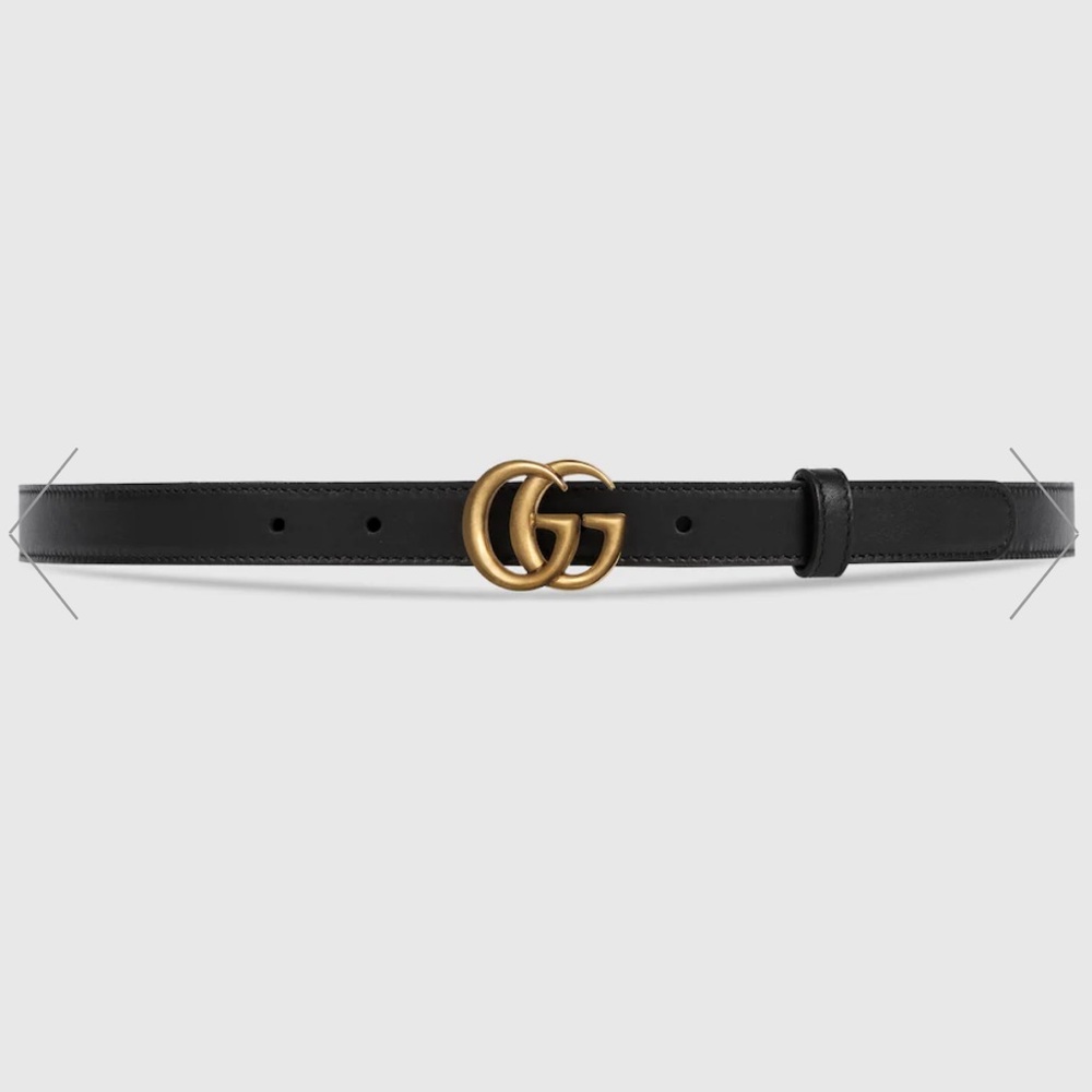 Gently worn - good used condition Gucci belt with double G